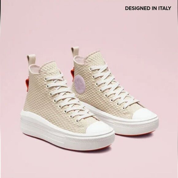 CONVERSE All Star Move High "Future Utility" Platform Sneakers - Size 7 1/2 - Picture 1 of 8